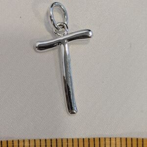 Silver "T" Pendant